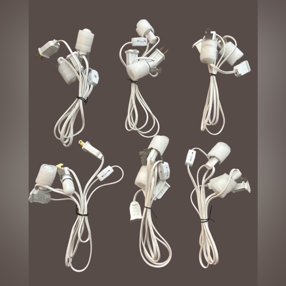 Indoor LED White Village Lights
12 Lights, 6 Power Cords
NIB